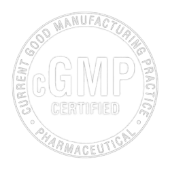 Current Good Manufacturing Practices certified logo.