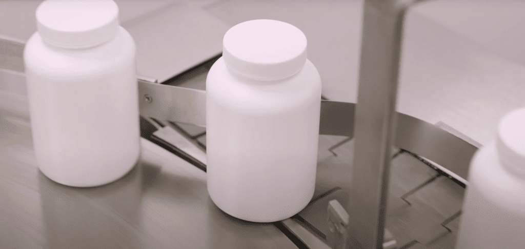 Image of bottle manufacturing.